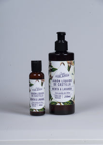 Jabón Líquido de Castilla Menta & Lavanda